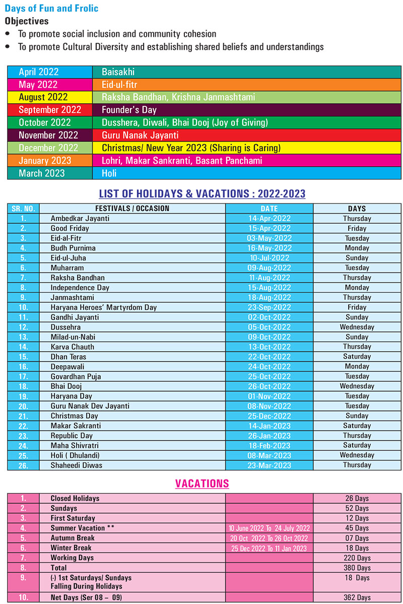 APS Calendar